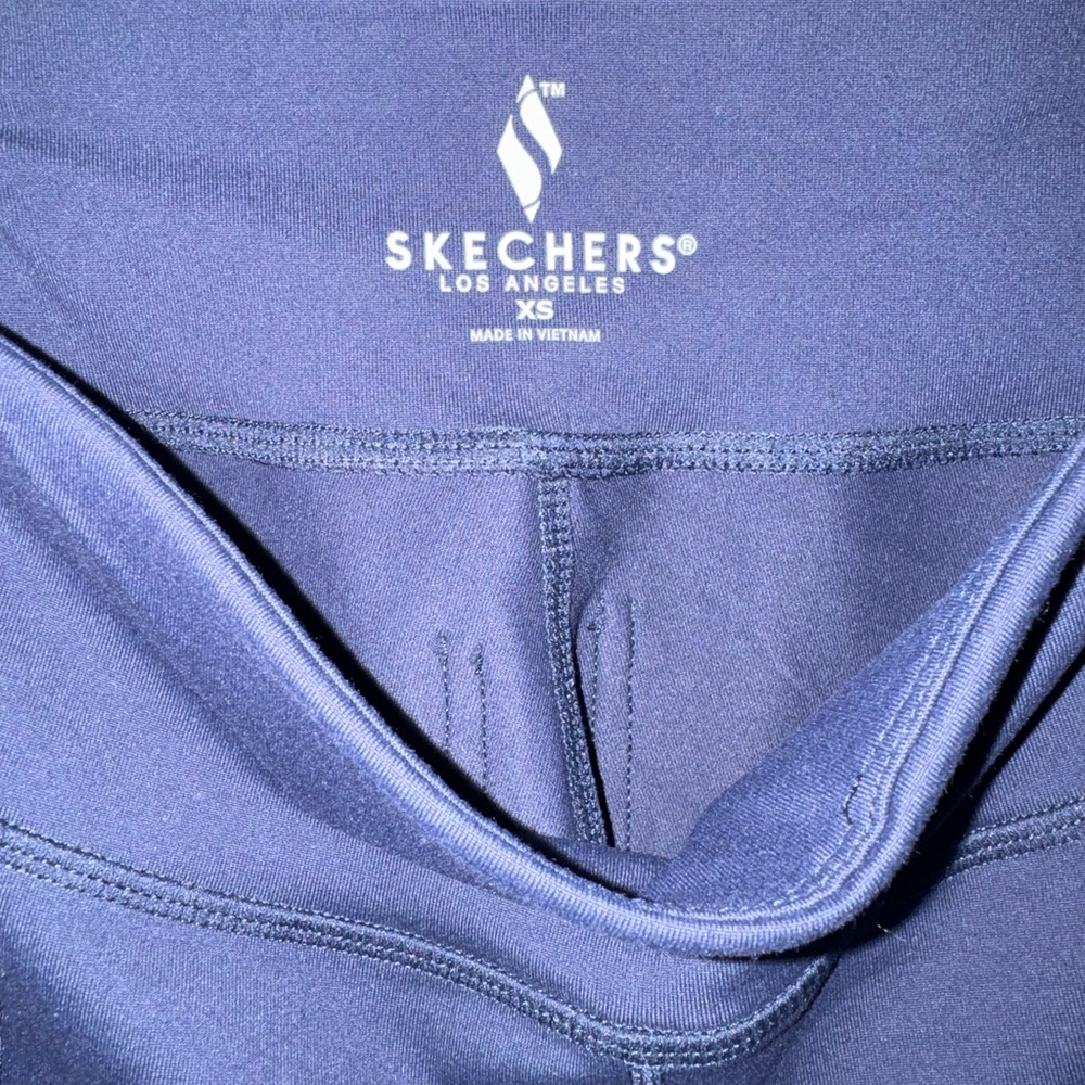 Skechers Navy Blue Activewear Leggings - Picture 5 of 8